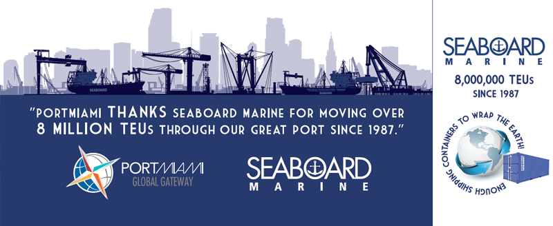 PortMiami Recognizes Seaboard Marine for Milestone Achievement